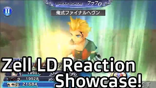 Reaction to Zell LD + Rework! Double LD Animation!? [DFFOO JP]