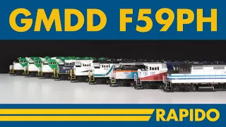 Rapido GMDD F59PH Locomotives are Here!