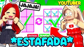 ESTAFÉ A *LA MAYOR ESTAFADORA* de ADOPT ME *MUY FUERTE*.... (ROBLOX)