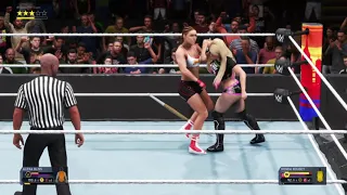Wwe 2K20 Gameplay Ronda Rousey Vs Alexa Bliss