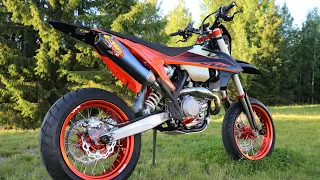 KTM 450 EXC-F 2020 Stunt Bike Project | Arttu Stenberg