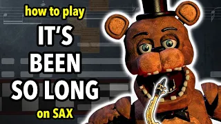 How to play It's Been So Long on Saxophone | Saxplained