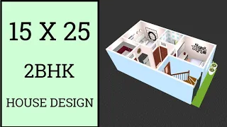 15 x 25 शहर के लिए मकान का नक्सा ll 375 Sqft House Design ll 15 x 25 Ghar Ka Naksha