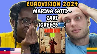 REACTION TO Marina Satti - ZARI (Greece 🇬🇷 Eurovision 2024) | FIRST TIME LISTENING TO MARINA SATTI