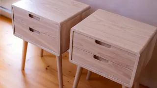 Making bedside tables // Nightstand // Woodworking // In feel // Furniture making