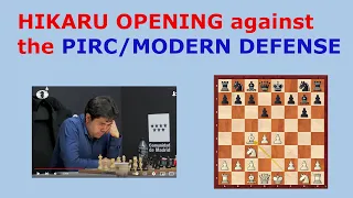 HIKARU NAKAMURA against the MODERN/PIRC DEFENSE | #openings #theory