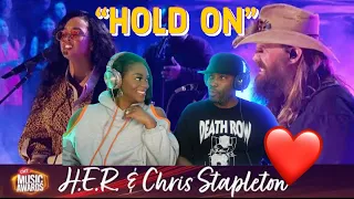 VOCAL SINGER REACTS TO H.E.R. FT. CHRIS STAPLETON "HOLD ON" CMA LIVE PERFORMANCE| Asia and BJ