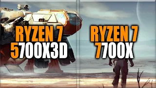 Ryzen 7 5700X3D vs 7700X Benchmarks - Tested in 15 Games and Applications