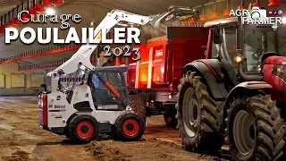 🎬 Suivez François au CURAGE des POULAILLERS avec son #bobcat ⚪💩