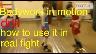 Boxing: bodywork and footwork.How to use it in real fight