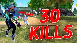 SOLO VS SQUAD || 30 KILLS🔥 !!! FULL RUSH GAMEPLAY WITH SPEED + ACCURACY || UNSTOPPABLE || FF INDIA