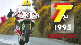 Isle of Man TT Races 1995 | Joey Dunlop wins the Lightweight Race