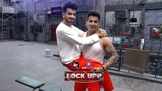 Lock Upp | Prince Narula and Munawar Faruqui ka workout plan | ALTBalaji