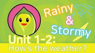 [Basic English]How’s the Weather? Rainy & Stormy Connect-the-Dots | ESL | English | 英語