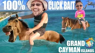 EASTER in GRAND CAYMAN ISLANDS! (FV Family did not ride Swimming Horses) 100% Clickbait