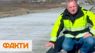 На Николаевщине строят бетонную дорогу: почему местные жители против