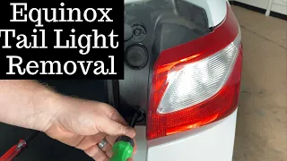 How to Remove A 2018 - 2021 Chevy Equinox Tail Light - Change Replace Brake Lamp Bulb Replacement