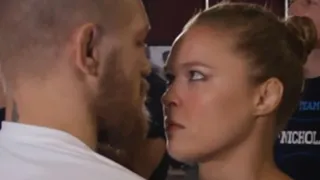 👀 Conor McGregor VS Ronda Rousey FACE-OFF