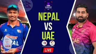 Nepal 🇳🇵vs 🇦🇪 Uae t20 world Cup qualifier semi final * Highlights.....