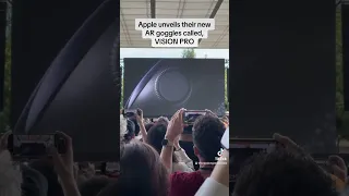 Apple unveils their new AR headset called the VISION PRO