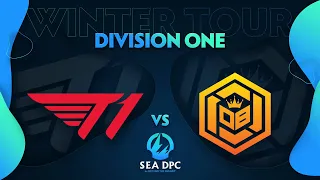 T1 vs OB.Neon Game 1 - DPC SEA Div 1: Winter Tour 2021/2022 w/ MLP & johnxfire