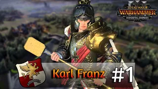 My first ever playthrough! Karl Franz | Immortal Empires campaign #1 | Total War: Warhammer 3