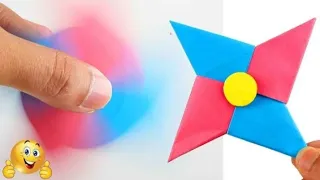 How to make paper spinner