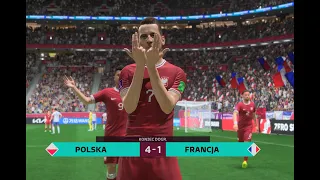 France vs Poland - Polska vs Francja 1/8 Finał Mistrzostw Świata FIFA World Cup 2022 Qatar - FIFA23