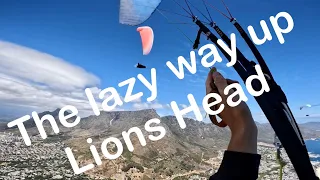 She bites! Epic paragliding at Lions Head on our last day