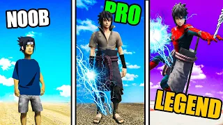 Upgrading SASUKE with SPIDER-MAN Powers! In GTA 5