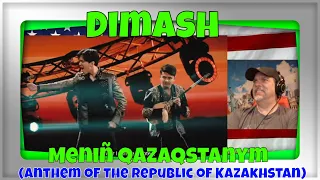 Dimash - Menıñ Qazaqstanym (Anthem of the Republic of Kazakhstan) - REACTION - wow powerful!!