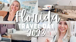 FLORIDA TRAVEL DAY! | Gatwick to Orlando SOLO with BA | Universal & Disney | September 2023