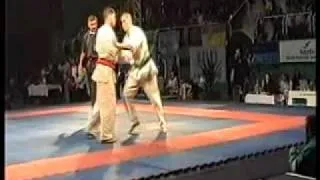 Kyokushin Karate Hungarian Open 2005-02-12 Nyíregyháza - Magna Gergő vs. Bak Sándor