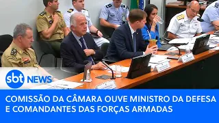 Ao vivo: comissão da Câmara ouve ministro da Defesa e comandantes das Forças Armadas