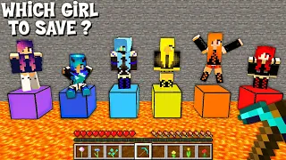 Which COLOR GIRL TO SAVE PURPLE or BLUE or YELLOW or ORANGE or RED In Minecraft ???