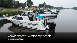 Droste Wassersport OHG / Elektro Hilfsaussenborder am 3 Tonnen Boot / Torqeedo Travel 1103 CL