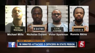 Inmates Named In Prison Attack