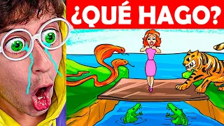 ACERTIJOS que SÓLO EL 0.0001% RESUELVE!! (imposible) - tekendo