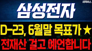 삼성전자 주가 전망. D-23일, 6월말까지 호재 일정과 주가 전망. 확실히 말씀 드릴게요.