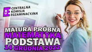 Matura próbna CKE grudzień 2022 (poziom podstawowy) matematyka