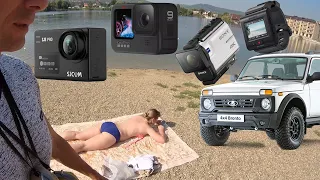 НИВА Экшн Камера и ты Блогер. Какую Лучше Купить sj8000 pro GoPro Sony X3000 sj4000 Обзор Сравнение