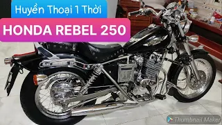 HUYỀN THOẠI HONDA REBEL 250CC NHẬP KHẨU JAPAN NGUYÊN CHIẾC LÂM MOTOR 0336937035