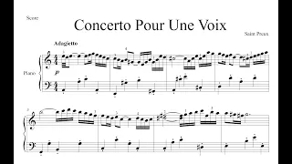 Concerto Pour Une Voix for Piano - Saint Preux