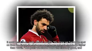 Mohamed Salah apologised to Watford’s goalkeeper after Liverpool win