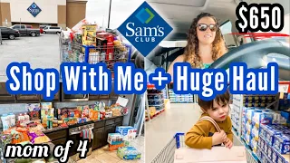 SAM'S CLUB SHOP WITH ME + HAUL | HUGE GROCERY HAUL FAMILY OF 6 | WE HAVE NO GROCERIES, TIME TO SHOP!