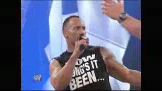 The Rock, Mick Foley, Stone Cold & Lilian Garcia   Raw Off Air After the Show low