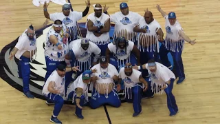 Dallas Mavericks ManiAACs performing vs Rockets 1/2018