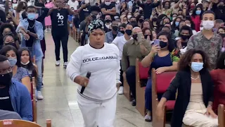 FOGO PUROOO! 😱🔥 Mãe do Negão da Bl da lugar no SALA DE ADORAÇÃO