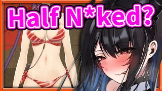 Nerissa gets a Private Session to See Onigiri's 𝐇𝐀𝐋𝐅 𝐍*𝐊𝐄𝐃 Model 【HololiveEN】