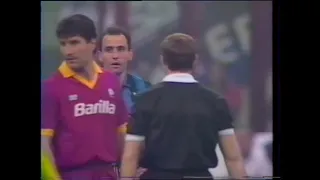 INTER MILAN-AS ROME FINALE ALLER COUPE UEFA 1990-1991 TF1